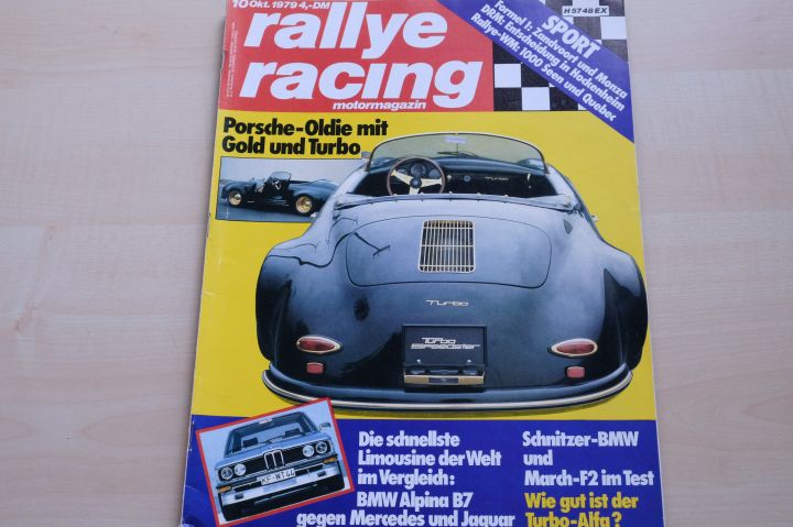 Deckblatt Rallye Racing (10/1979)